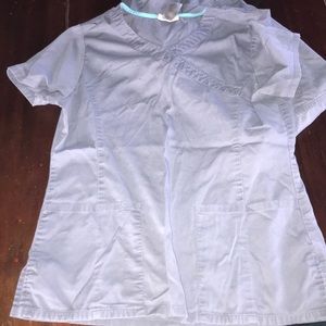Gray Scrubs Set
